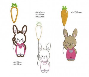 Stickdatei - zARTbesaitet - Hasi mit Ballon